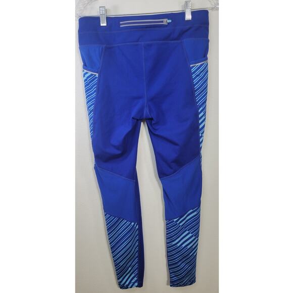 Athleta Leggings Womens Medium Ankle Side Pockets Athletic Sporty Workout Pants - Picture 3 of 12